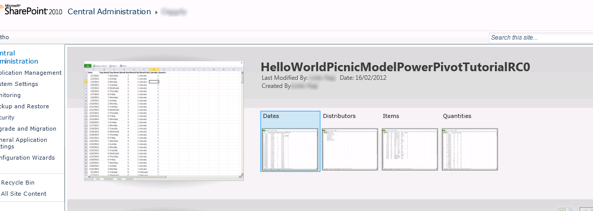 How To Connect SSRS Report Builder to a PowerPivot Excel file (Sharepoint)