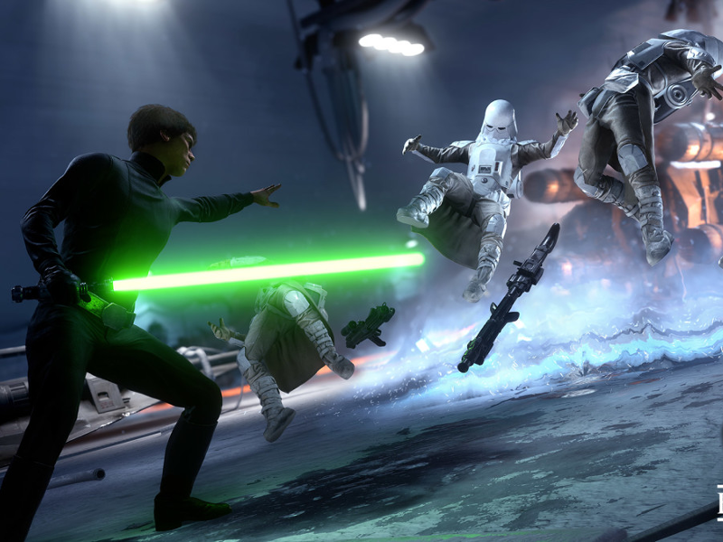 Promotional screenshot of Star Wars Battlefront