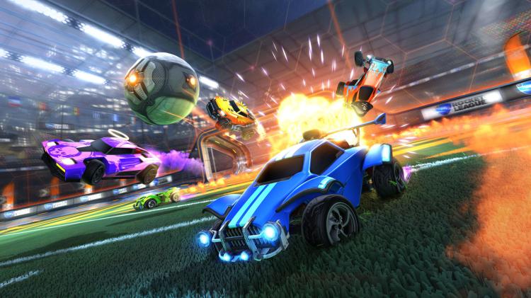 Screenshot of Rocket League