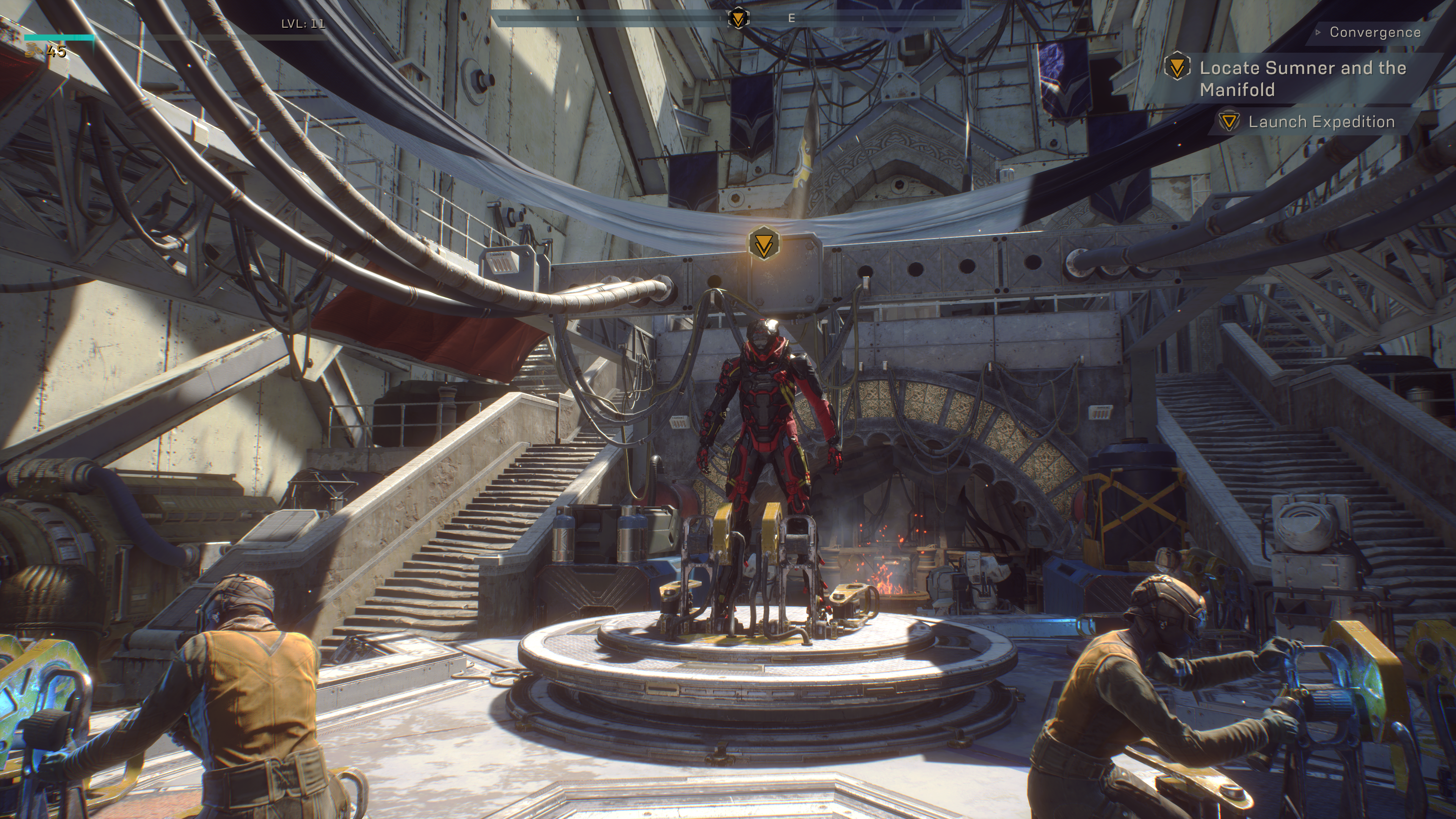 Anthem screenshot showing the Forge